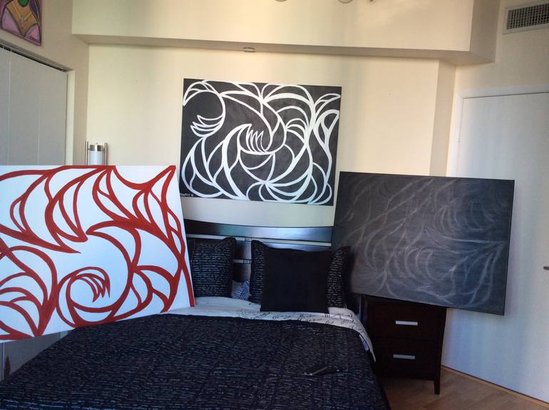 Original Abstract Painting by Alfredo Monroy