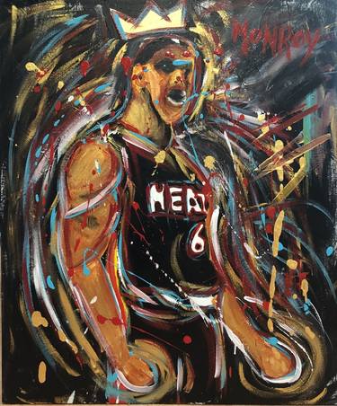 Original Sports Paintings by Alfredo Monroy