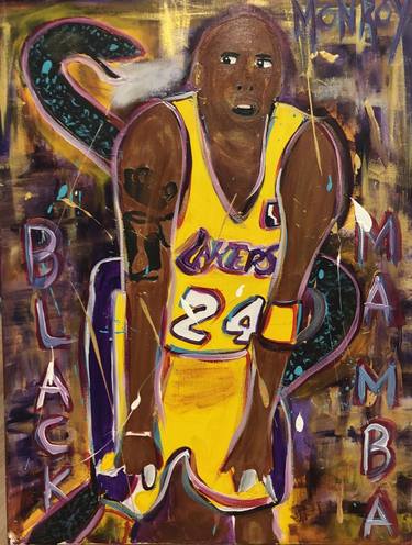 Original Abstract Expressionism Sports Paintings by Alfredo Monroy