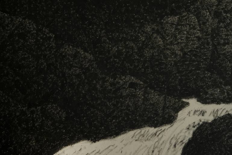 Original Black & White Landscape Painting by Ryu Hoimin