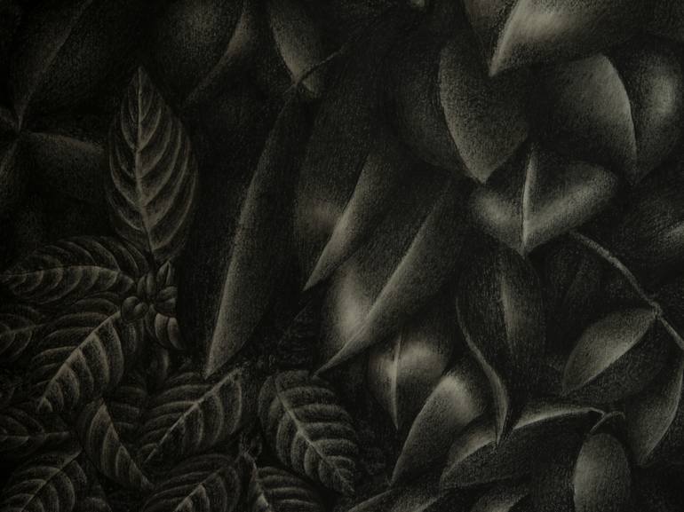 Original Black & White Nature Painting by Ryu Hoimin