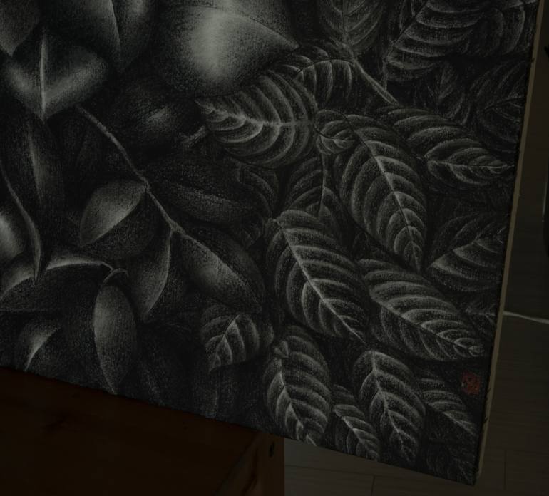 Original Black & White Nature Painting by Ryu Hoimin