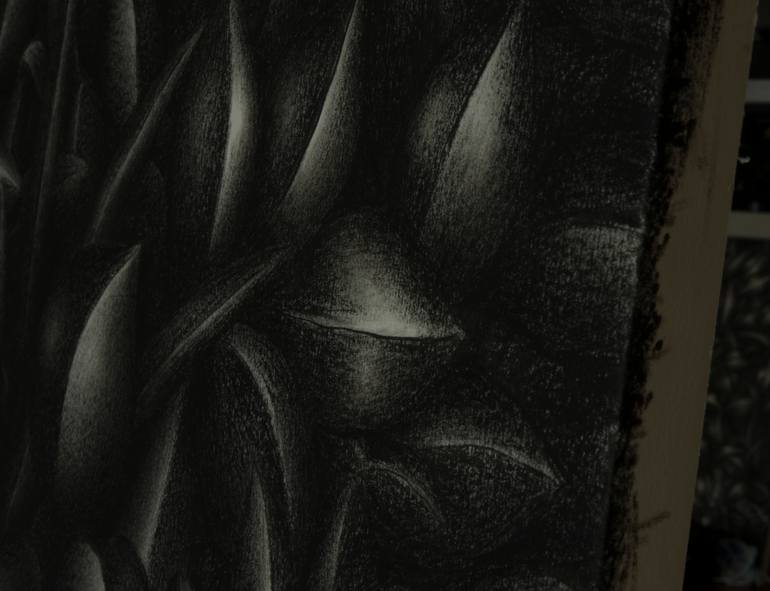 Original Black & White Nature Painting by Ryu Hoimin