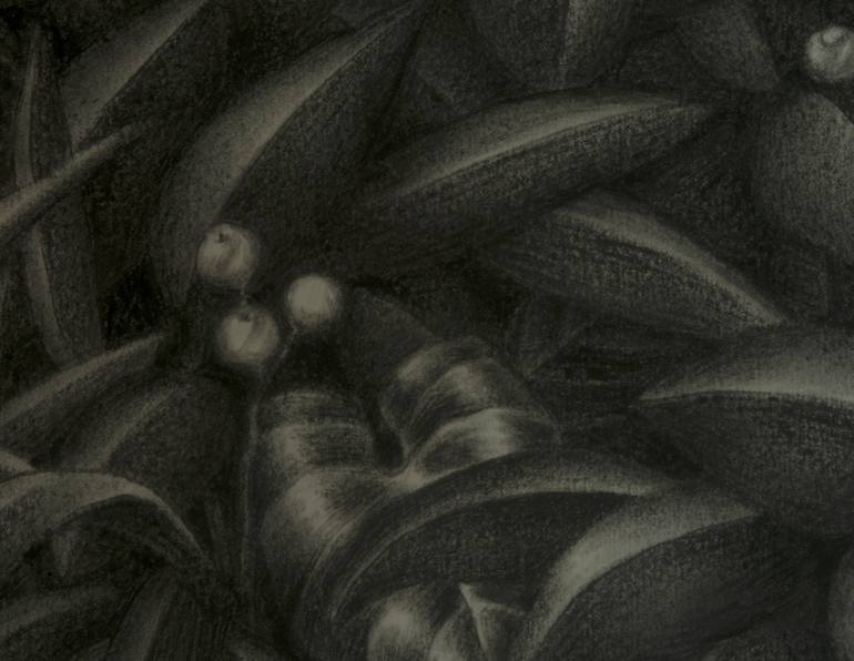 Original Black & White Nature Painting by Ryu Hoimin