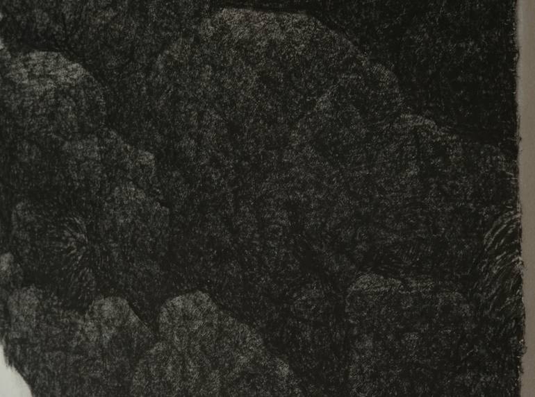 Original Black & White Landscape Painting by Ryu Hoimin
