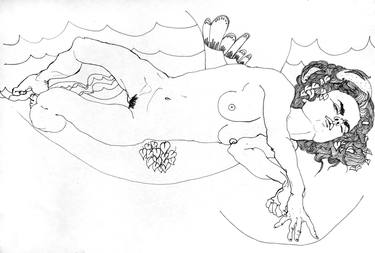 Original Fine Art Nude Drawings by Derya Kadipasaoglu