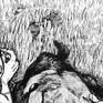 This piece was a fun journey into texture and body, where I revisited the goat character as an expression of earthy sensuality.