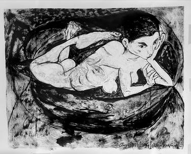 Print of Nude Drawings by Derya Kadipasaoglu
