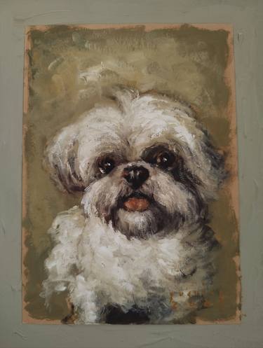 Print of Portraiture Dogs Paintings by gerry joquico