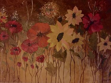 Original Abstract Floral Paintings by chandrima nath roy