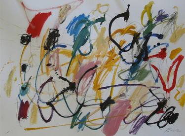 Print of Abstract Expressionism Abstract Drawings by John Rula
