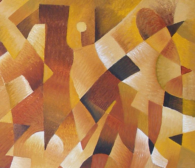 Original Abstract Expressionism Abstract Painting by John Rula