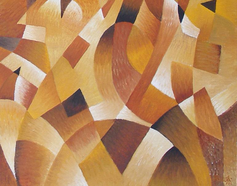 Original Abstract Expressionism Abstract Painting by John Rula