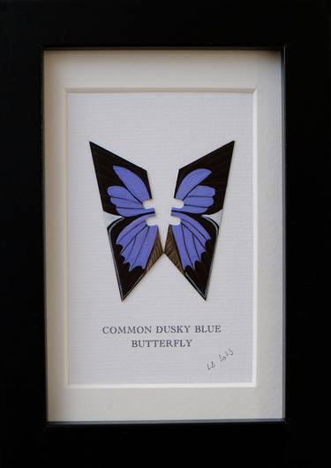 Common Dusky Blue butterfly thumb