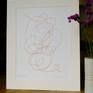 A handprinted graphic screenprint. A squiggle that ends in a heart -'Happy Ending'! 
Printed in a beautiful copper. Simple but effective!

Limited edition 100

Handprinted on Heritage 315gsm paper

Comes mounted in a white 1.4mm standard core mount
Size 40 x 50cm (15.7 x 19.7inch)
Size of print 29 x 39cm (11.4 x 15.4inch)

Comes with a protective plastic folder to protect the print