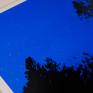 A graphic handprinted screenprint. 
A silhouette of trees in black against a beautiful blue night sky. The sky is filled with small shiny gold stars that shimmer when the light shines on it. 
The print is called 'Cabin Fever'.

Edition of 100

Handprinted on Heritage 315gsm paper

Comes mounted in a white 1.4mm standard core mount
Size 40 x 50cm (15.7 x 19.7inch)
Size of print 29 x 39cm (11.4 x 15.4inch)

The print comes in a protective plastic sleeve