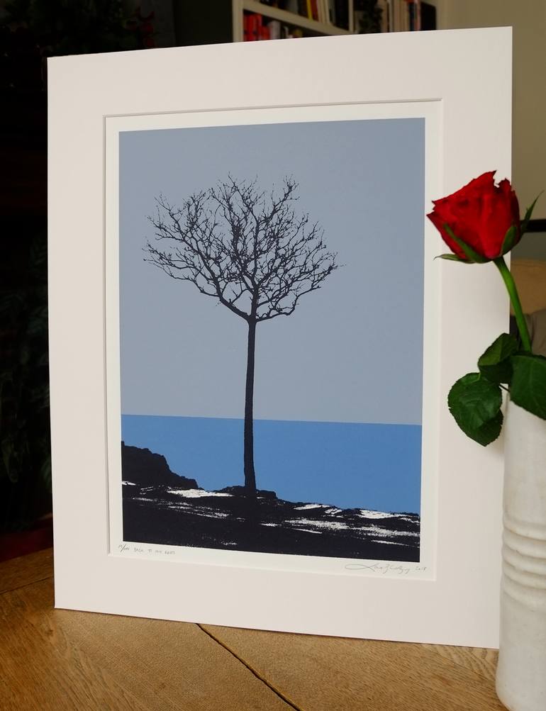 Original Conceptual Tree Printmaking by Lene Bladbjerg