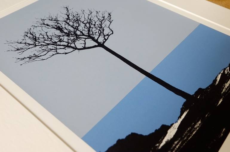 Original Conceptual Tree Printmaking by Lene Bladbjerg