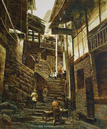 Print of Realism Culture Paintings by Xinyu Wang