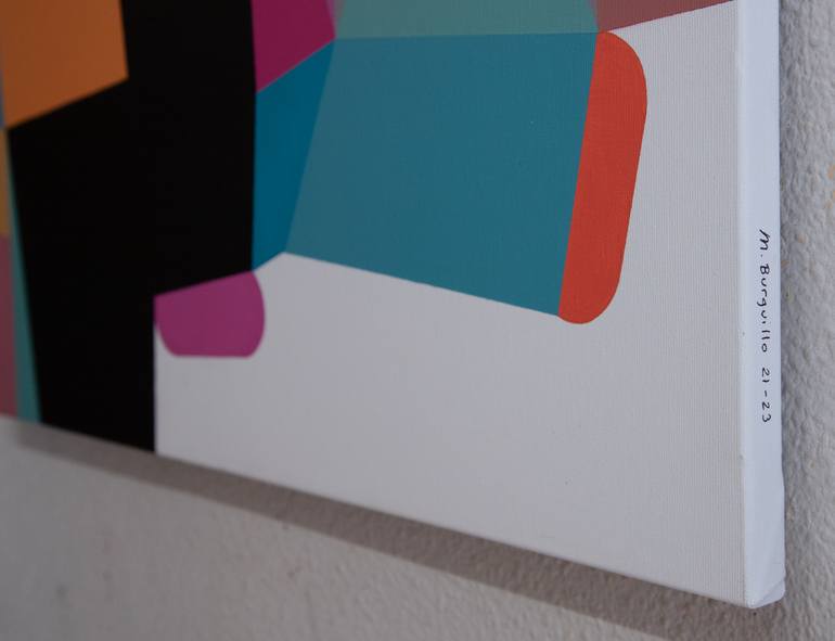 Original Cubism Abstract Painting by Ildefonso Martin