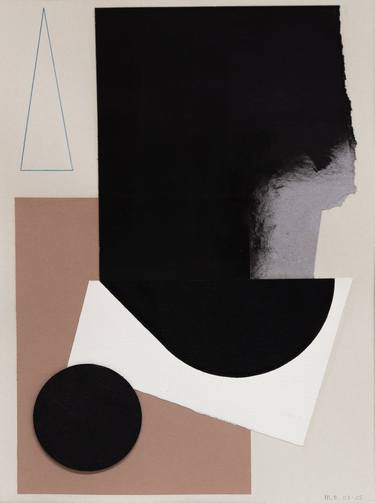 Original Contemporary Abstract Collage by Ildefonso Martin