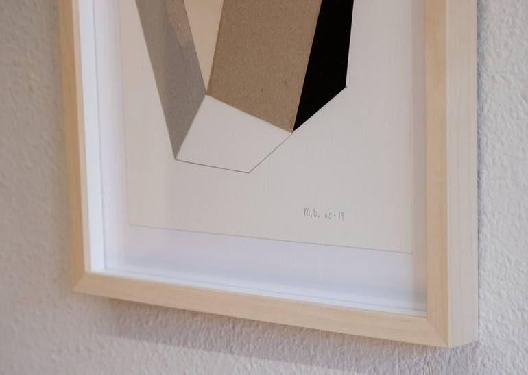 Original Abstract Geometric Collage by Ildefonso Martin