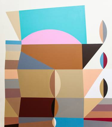 Print of Abstract Geometric Paintings by Ildefonso Martin