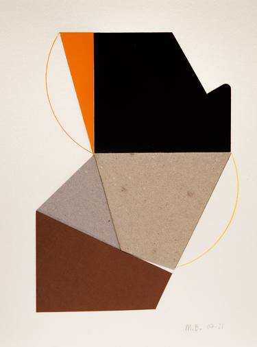 Print of Abstract Geometric Collage by Ildefonso Martin