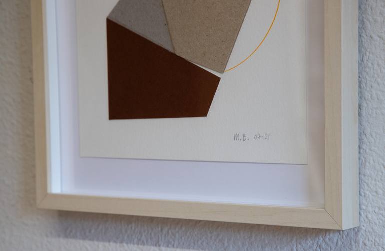 Original Abstract Geometric Collage by Ildefonso Martin