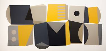 Print of Cubism Abstract Paintings by Ildefonso Martin