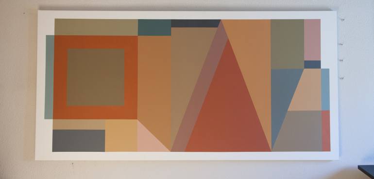 Original Cubism Abstract Painting by Ildefonso Martin