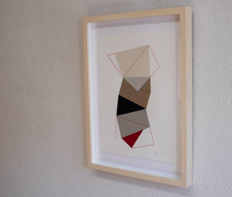 Original Geometric Collage by Ildefonso Martin