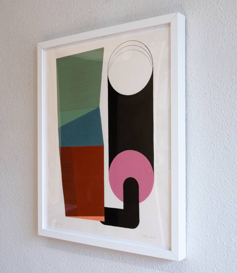 Original Conceptual Abstract Painting by Ildefonso Martin