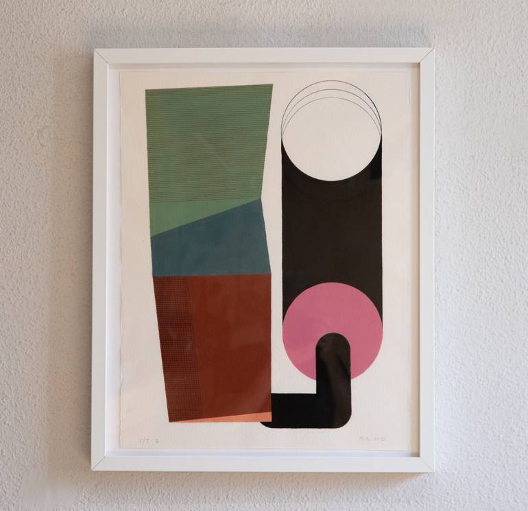 Original Conceptual Abstract Painting by Ildefonso Martin