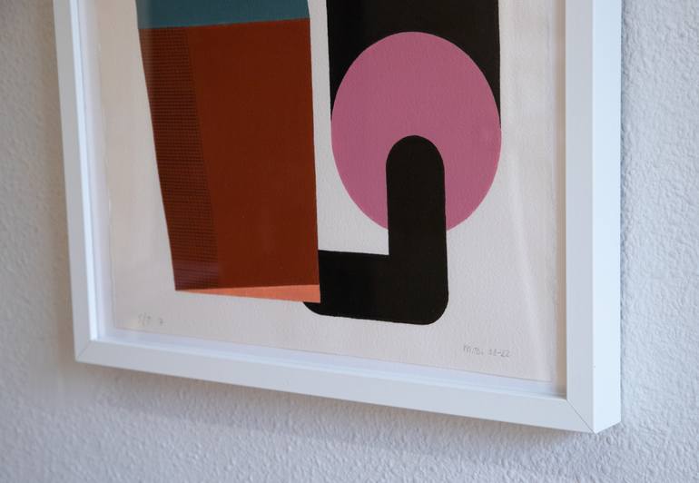 Original Conceptual Abstract Painting by Ildefonso Martin