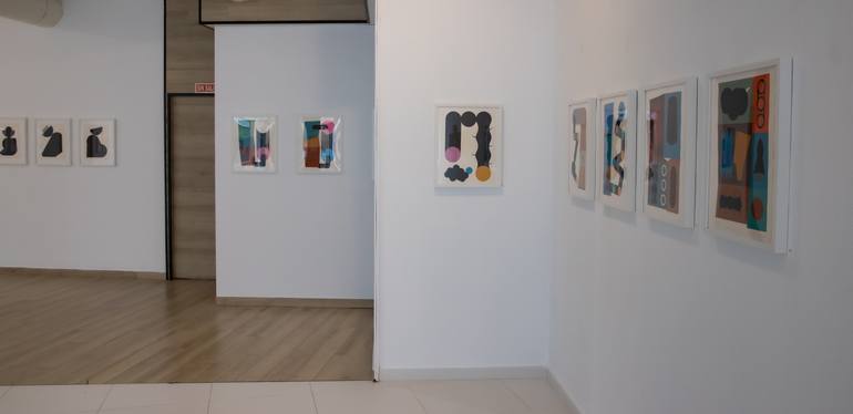 Original Conceptual Abstract Painting by Ildefonso Martin