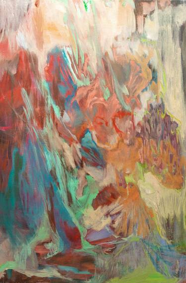 Original Symbolism Landscape Painting by Ewa Jaros