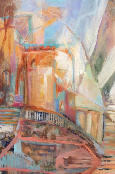 Original Symbolism Abstract Painting by Ewa Jaros