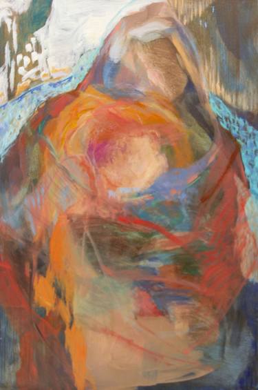 Original Symbolism Abstract Painting by Ewa Jaros