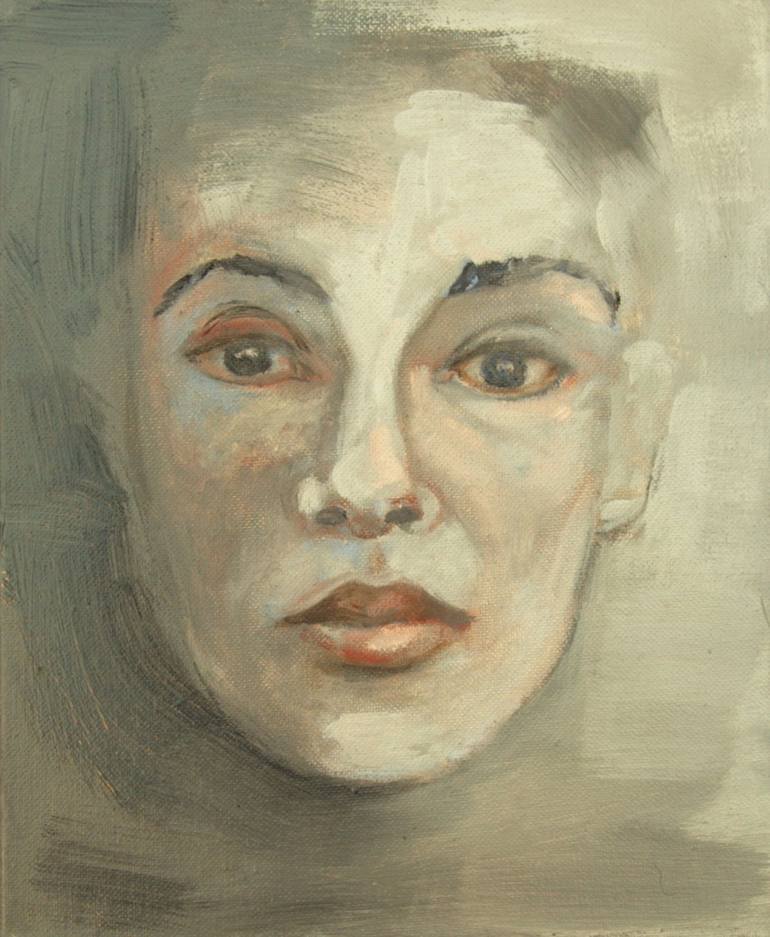 Original Portraiture Portrait Painting by Ewa Jaros