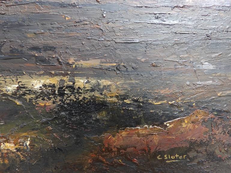 Original Expressionism Seascape Painting by Colin Slater