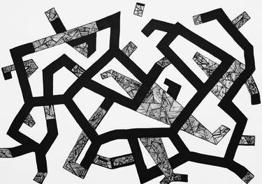 Original Abstract Drawings by Jorge Liporace