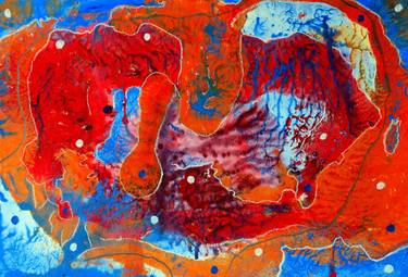 Original Abstract Mixed Media by Jorge Liporace