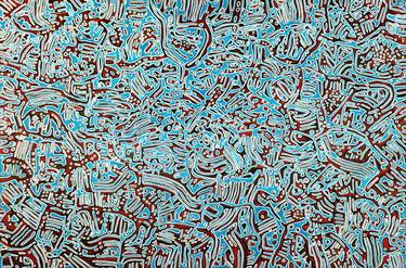 Original Abstract Painting by Jorge Liporace