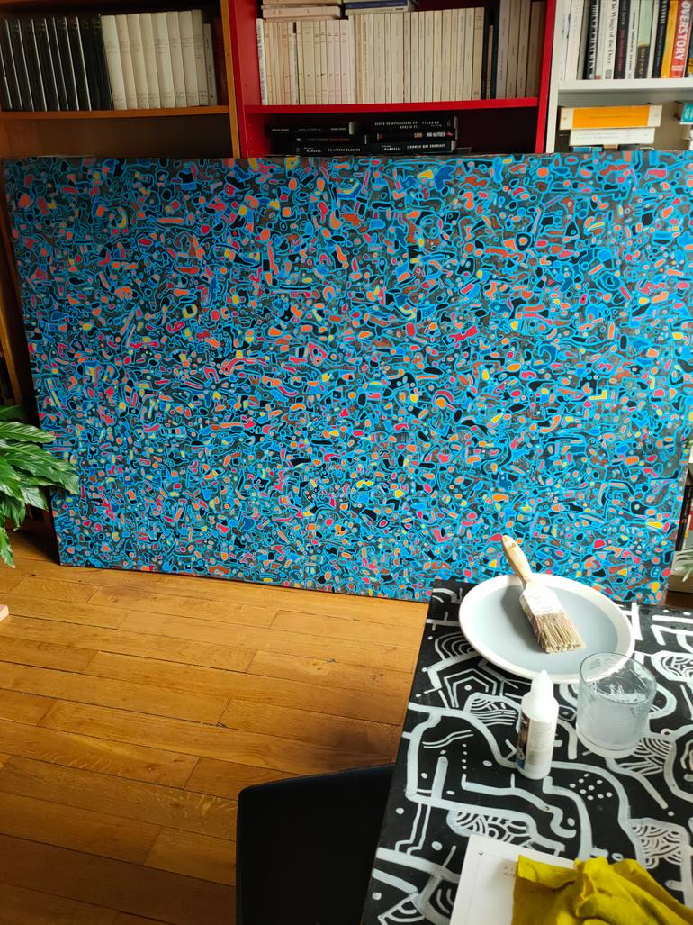 Original Abstract Painting by Jorge Liporace