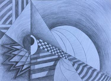 Print of Abstract Geometric Drawings by Radka Gicheva