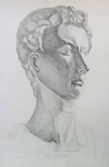 Original Portraiture Portrait Drawings by Radka Gicheva
