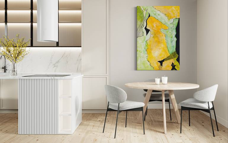 Original Modern Abstract Painting by Radka Gicheva