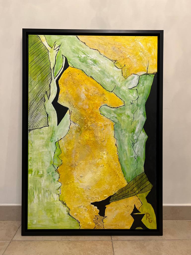 Original Modern Abstract Painting by Radka Gicheva