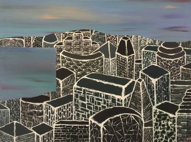 Original Abstract Expressionism Abstract Painting by Jane Park